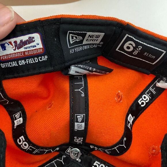 New Era Men's Miami Florida Marlins 5 Panel Orange Baseball Cap OS - Picture 7 of 10